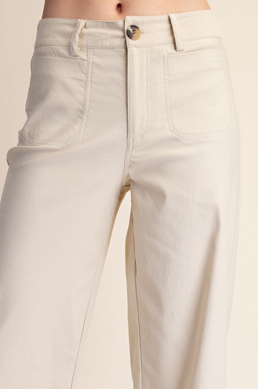 High-Rise Slim Boots Cut Pants