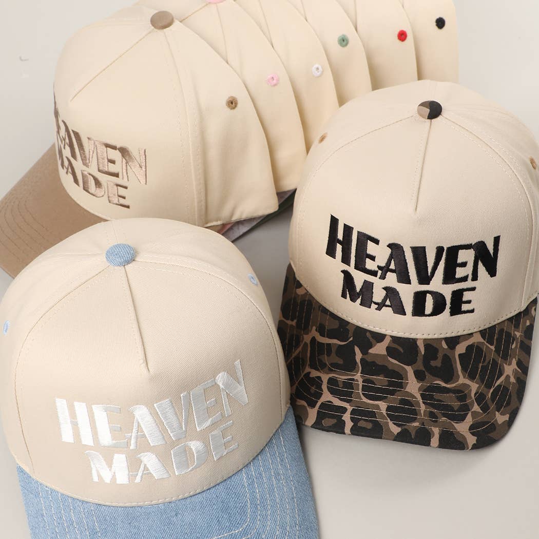 HEAVEN MADE  Embroidery Two-Tone Trucker Hat