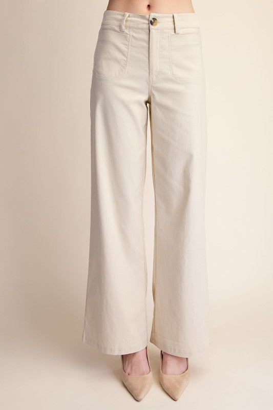 High-Rise Slim Boots Cut Pants