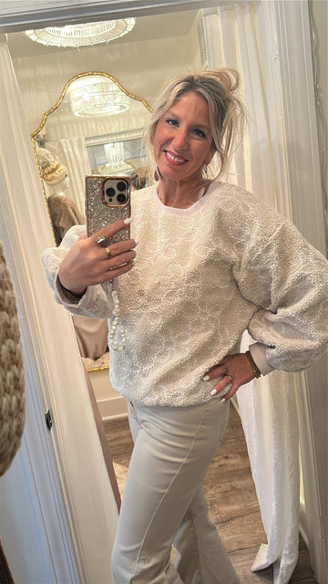 Snowfall Bloom Sherpa Pullover ?