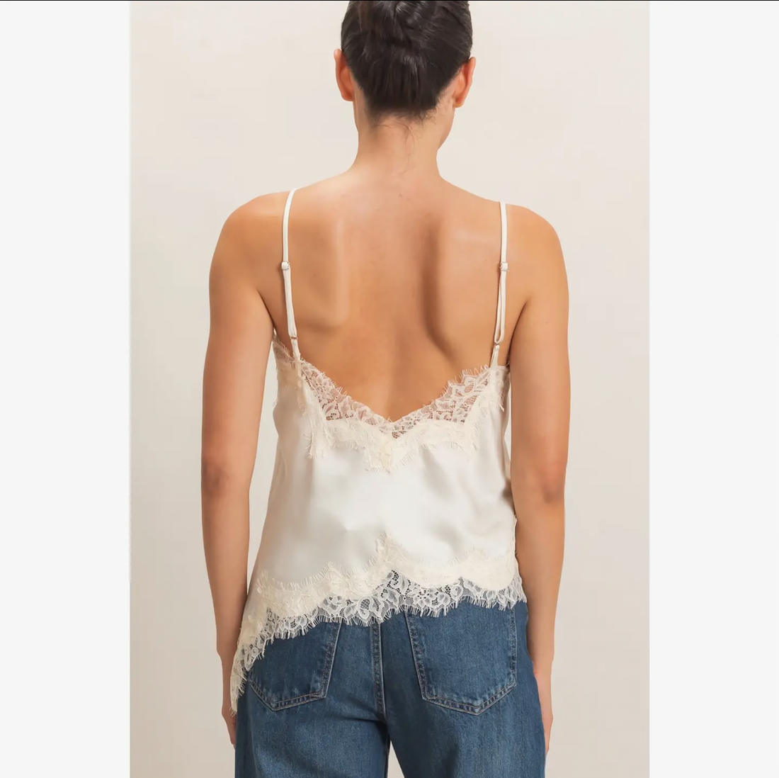 Asymmetrical Lace Cami