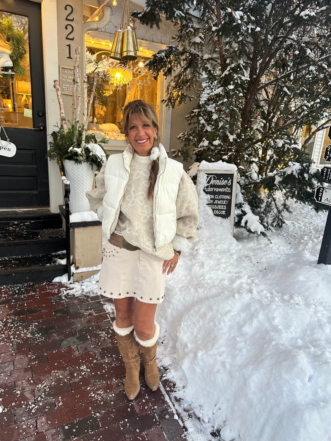 Snowfall Bloom Sherpa Pullover ?