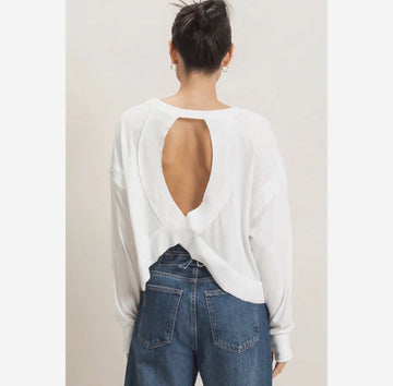Open Back Twist Top