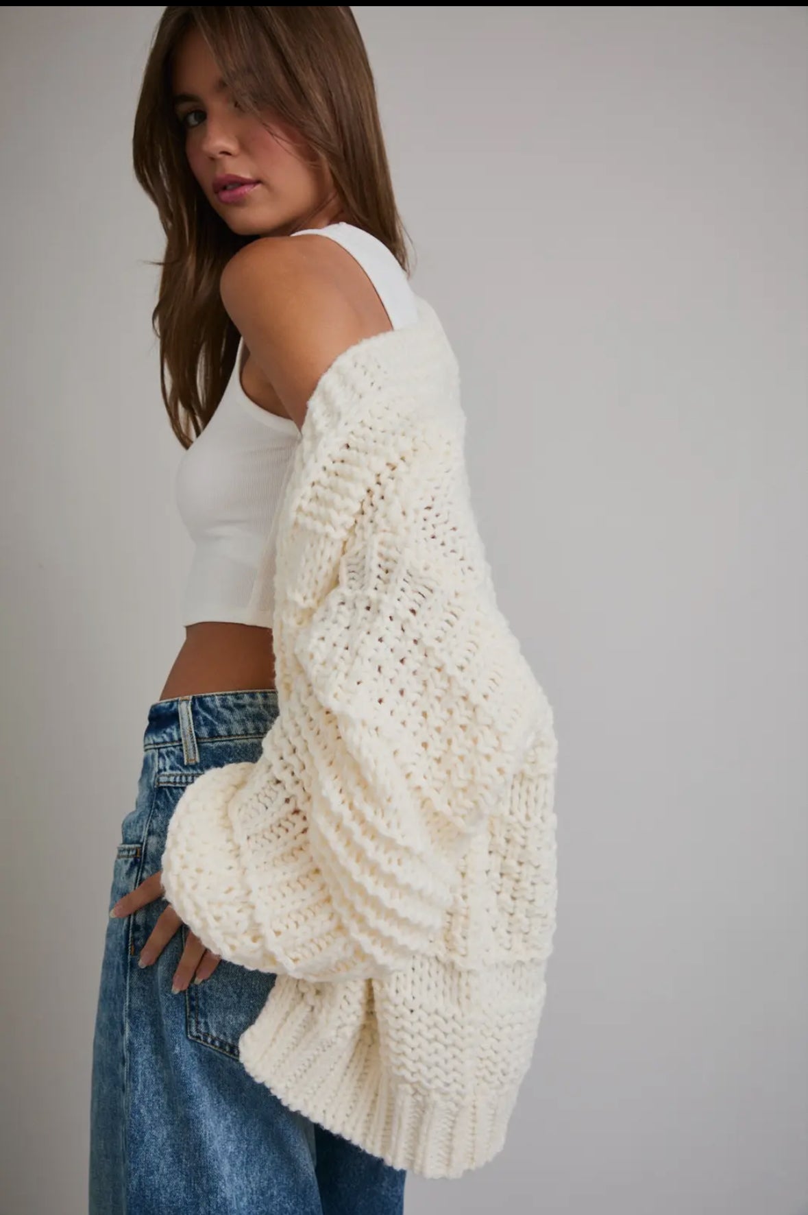 Oversized Sweater Cardigan