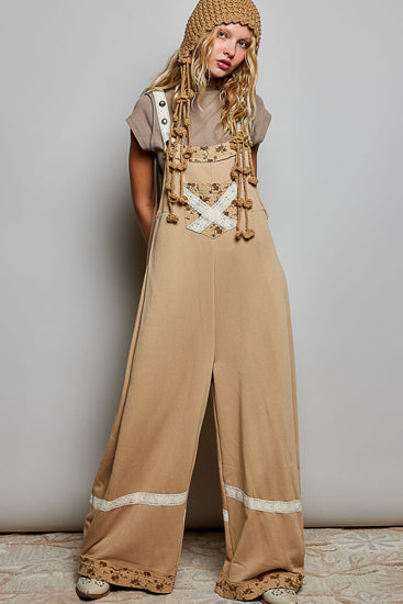 Boho Patchwork Wide-Leg Jumpsuit
