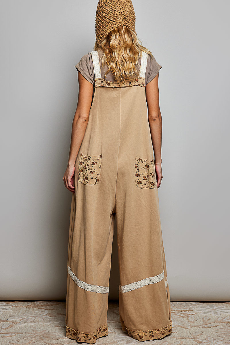 Boho Patchwork Wide-Leg Jumpsuit
