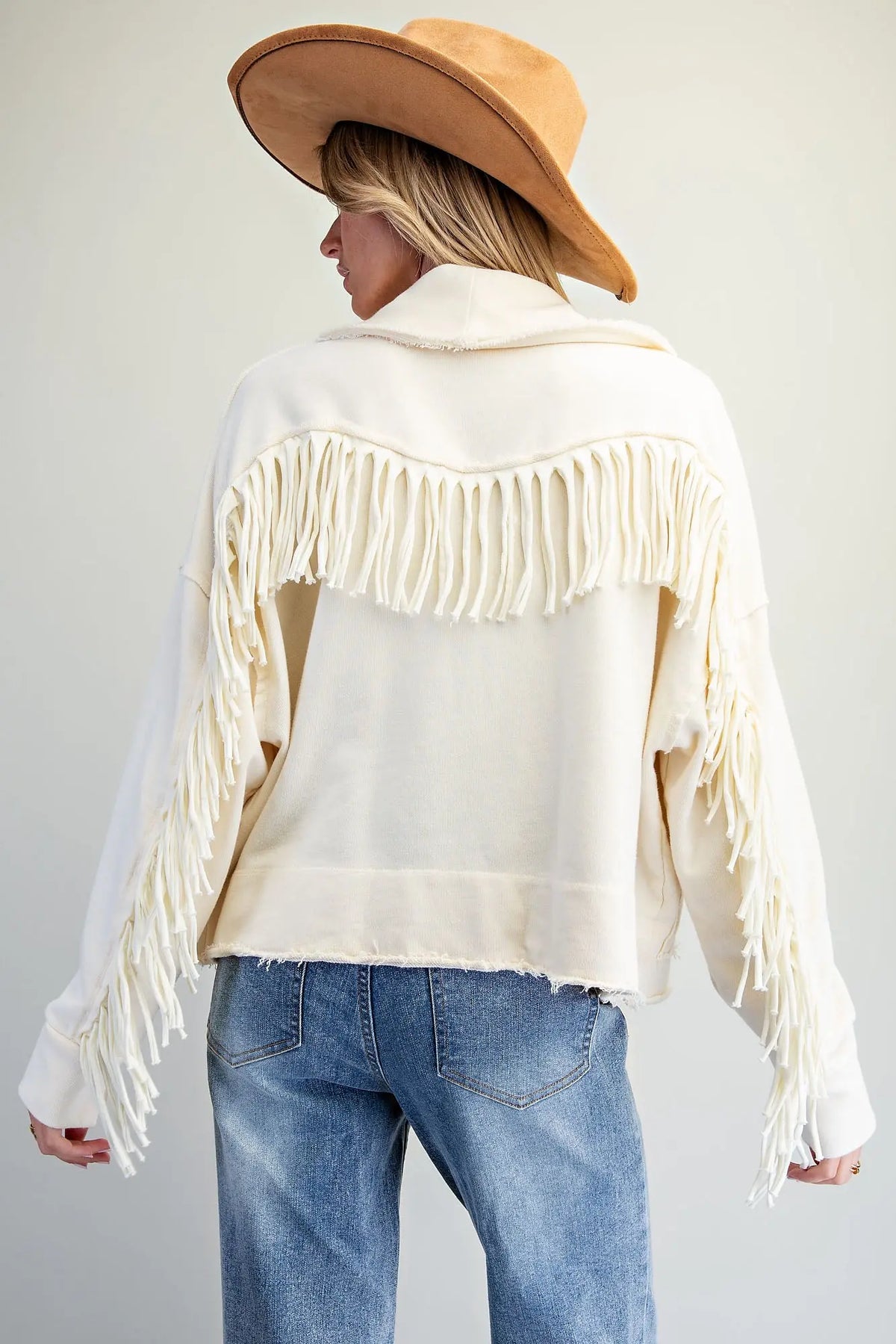 Western Inspired Fringe Jacket / Sweater
