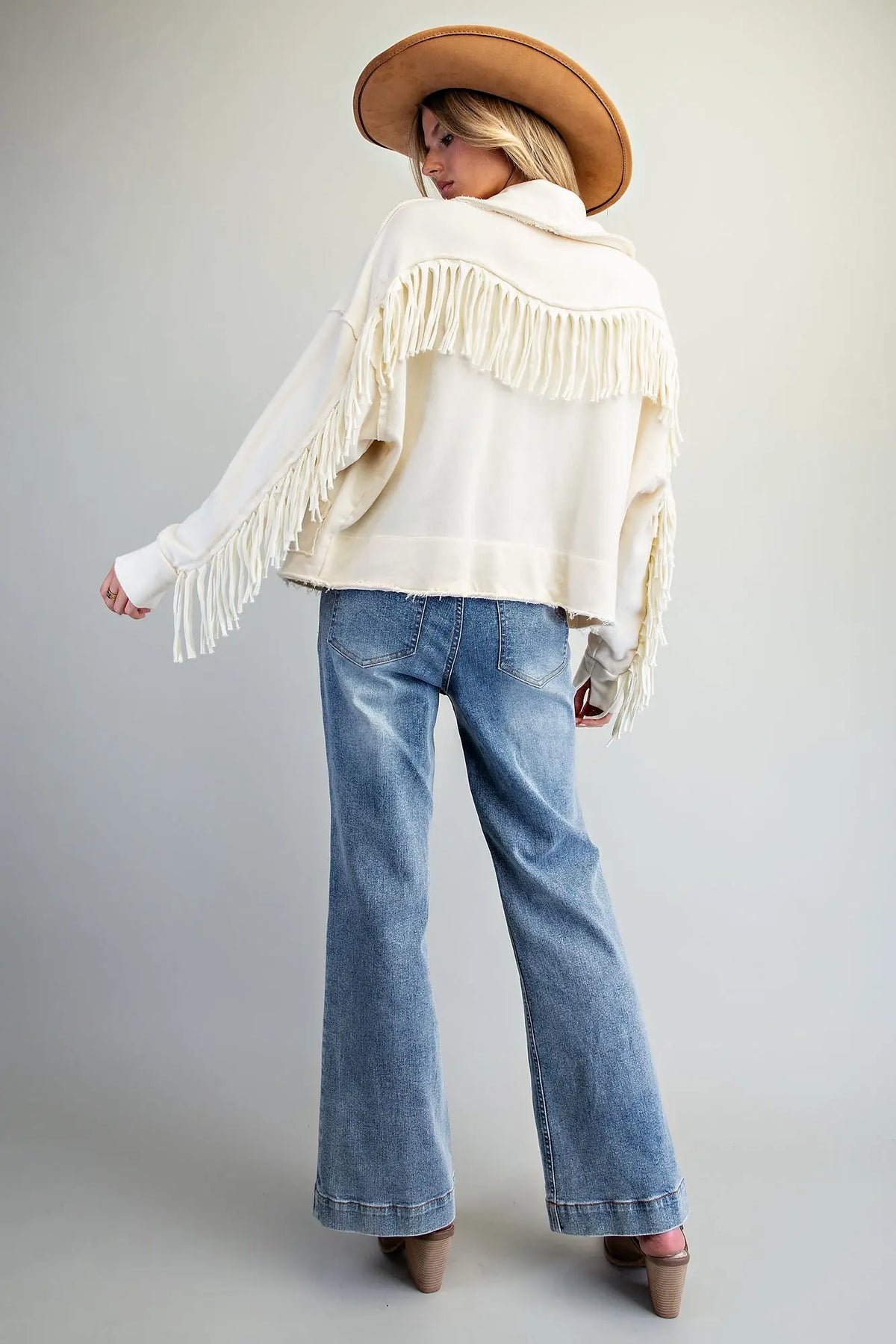 Western Inspired Fringe Jacket / Sweater